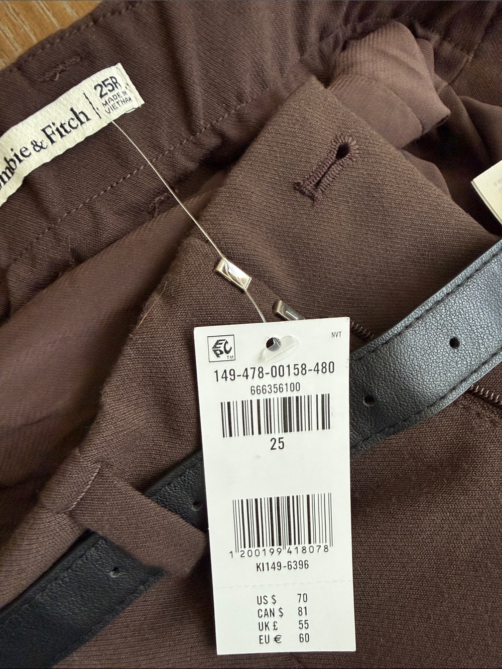 Brown Women’s Cotton-Blend Short Pants - Picture 5 of 5